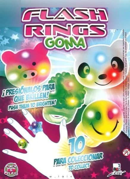 Anelli luminosi «FLASH RINGS GOMA» (LAIV)