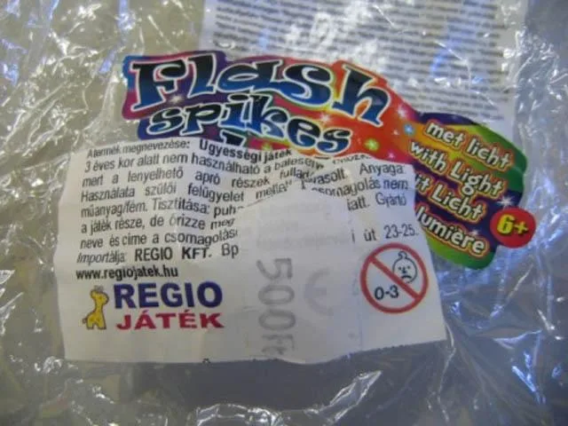 Palla elastica «Flash Spikes Ball» (Regio)