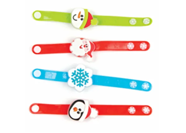 Giocattolo a batteria «Flashing Christmas Bracelets» (Baker Ross)