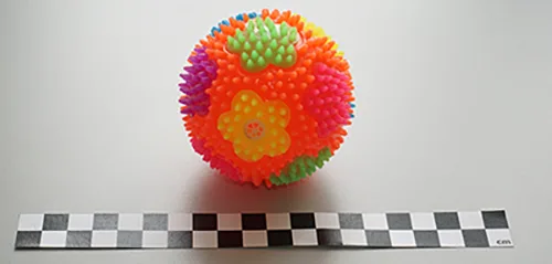 Palla di plastica «Flashing Spiky Ball»