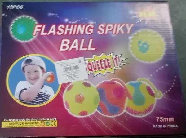 Palla morbida con punte «Flashing Spiky Ball» (Unknown)