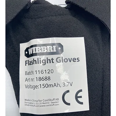 Guanti «Flashlight Gloves» — foto 4 dell'alert A12/03141/24