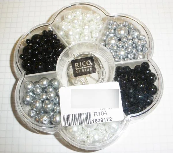 Kit di gioielleria «Fleur Perles ('Beads flower')» (Rico Design)