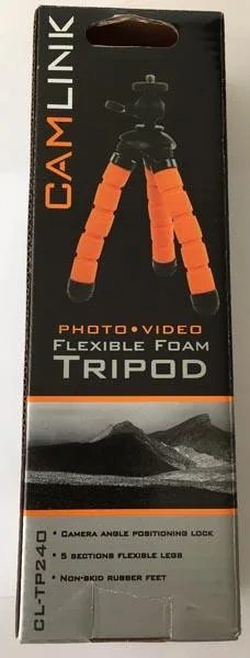 Treppiede della fotocamera «Flexible Foam Tripod» (Camlink)