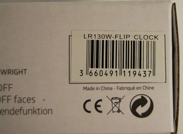 Sveglia LCD «FLIP» — foto 2 dell'alert A12/1752/16
