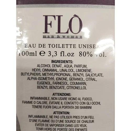 Eau de toilette «Flò» — foto 2 dell'alert SR/00012/25