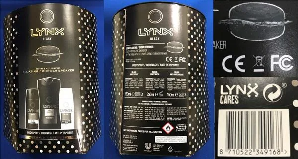 Altoparlante doccia con caricabatterie USB «Floating/ shower speaker» (Lynx / Axe)