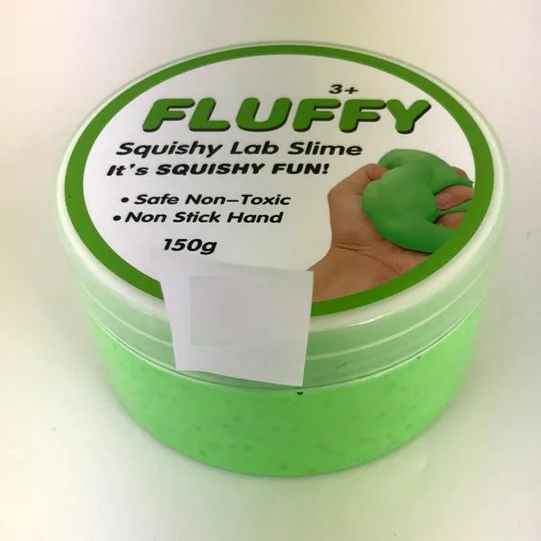 Melma del giocattolo «Fluffy Squishy Lab Slime» (pink parrot group)