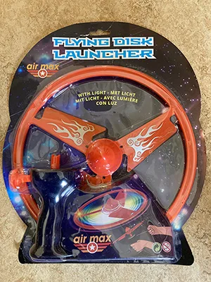 Giocattolo a disco volante «Flying disk launcher» (Air max)