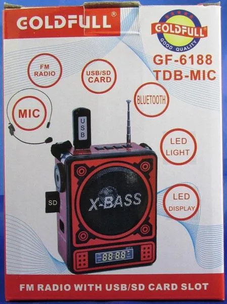 Radio FM portatile «FM Radio with USB/SD Card Slot» — foto 2 dell'alert A12/1401/17