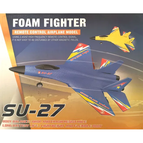 Aereo giocattolo «Foam Fighter SU-27 Toy Plane»