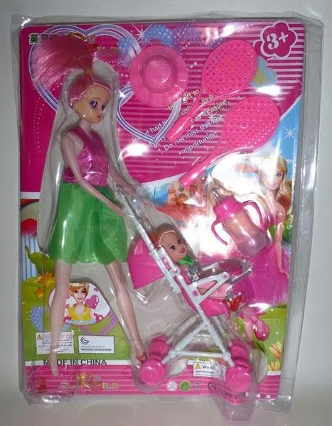Set di bambole di plastica «Focus Girl Wild» (Unknown)