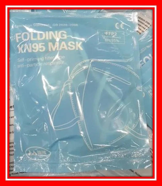 Maschera filtro antiparticolato «Folding KN95 mask» — foto 3 dell'alert A12/01000/20