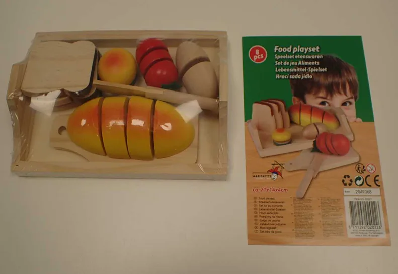 Giocattolo di legno «Food playset» (Marionette wooden toys)