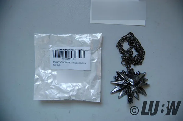 Collana con ciondolo «FOONEE The Witcher 3 Halskette mit Medaillon und Kette» (FOONEE)