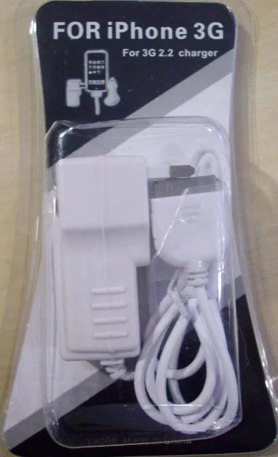 Caricabatterie «For iPhone 3G 2.2 Charger (NOT ORIGINAL PRODUCT)» — foto 1 dell'alert 0776/12