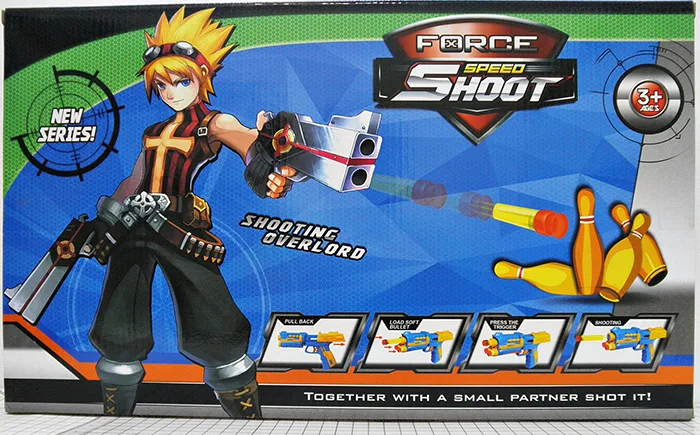 Set di pistole giocattolo «Force Speed Shoot» — foto 2 dell'alert A12/01450/20