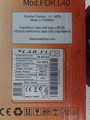 Forno elettrico — foto 1 dell'alert A11/00026/21