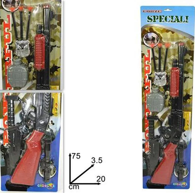 Fucile giocattolo con accessori «Forze Speciali (Special Forces)» (Cigioki)