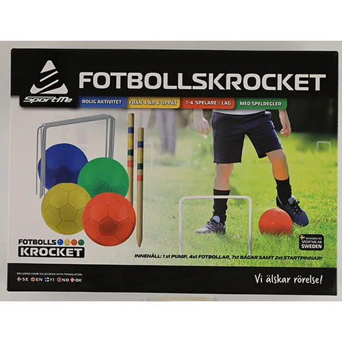 Set di giocattoli per croquet da calcio «Fotbollskrocket» (Sport Me)