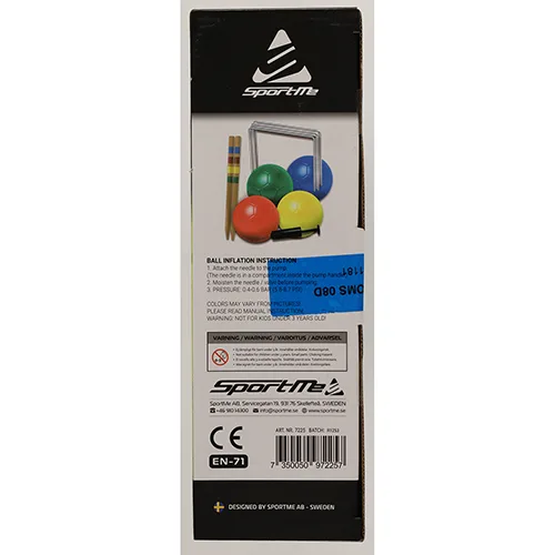 Set di giocattoli per croquet da calcio «Fotbollskrocket» — foto 2 dell'alert SR/02579/26