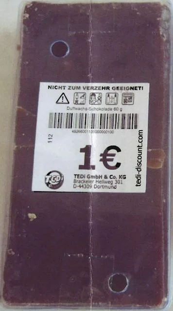 "Fragranza di cioccolato per lampade ad olio Duftwachs Schok — foto 1 dell'alert 0628/12