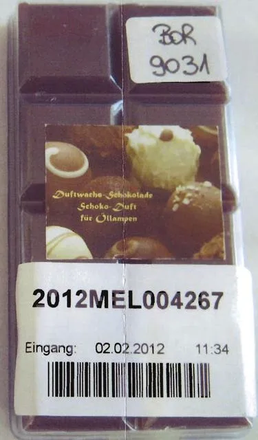 "Fragranza di cioccolato per lampade ad olio Duftwachs Schok — foto 2 dell'alert 0628/12