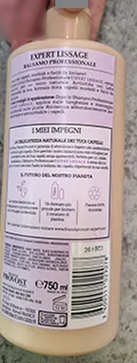 Balsamo per capelli «Franck Postost Paris - Expert Lissage» — foto 2 dell'alert A12/01462/23