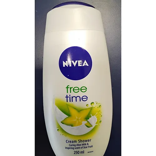 Crema doccia «free time Cream Shower Caring Aloe Milk &amp; inspiring scent of Star Fruit» (Nivea)