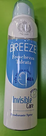Deodorante a spruzzo «Freschezza Talcata» (Breeze)