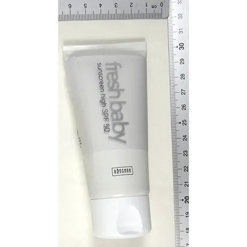Protezione solare «fresh baby sunscreen high SPF 50» — foto 1 dell'alert SR/00726/26