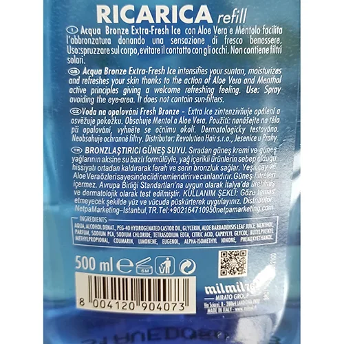 Acqua abbronzante «Fresh - Bronze» — foto 2 dell'alert SR/01306/25