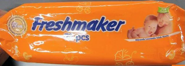 Salviette per bambini «Freshmaker Baby Wet Wipes, Wet Towels With Lotion, extra» — foto 4 dell'alert A12/0122/13