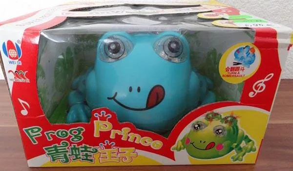 Giocattolo di plastica luminoso «Frog Prince» (Wei Di)