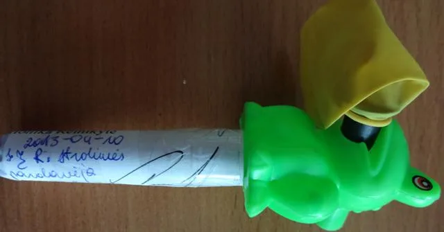 Giocattolo di plastica con dolci «Frog Toy Candy» (Sweetmanja)