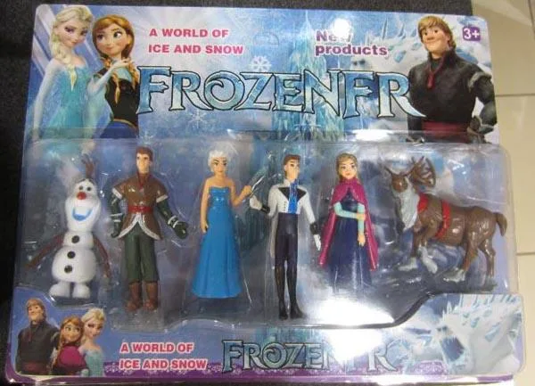 Bambole di plastica «FROZENFR» (LE WAN JIA)