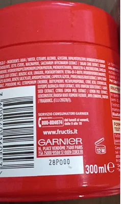 Maschera per capelli «Fructis» — foto 4 dell'alert A12/02459/23
