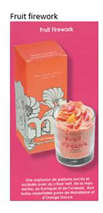 Candela decorativa «Fruit Firework» (Bomb Cosmetics)