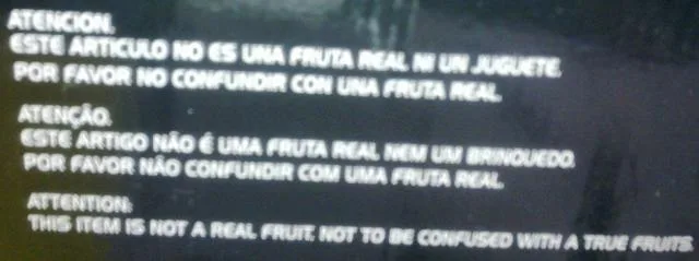 Imitazione frutta «Frutas de Imitación» — foto 4 dell'alert A12/1237/13