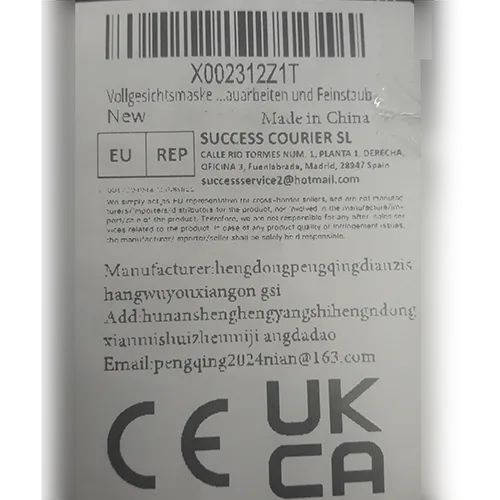 Maschera respiratoria «Full Face Mask Promask Sykua» — foto 7 dell'alert SR/02852/26
