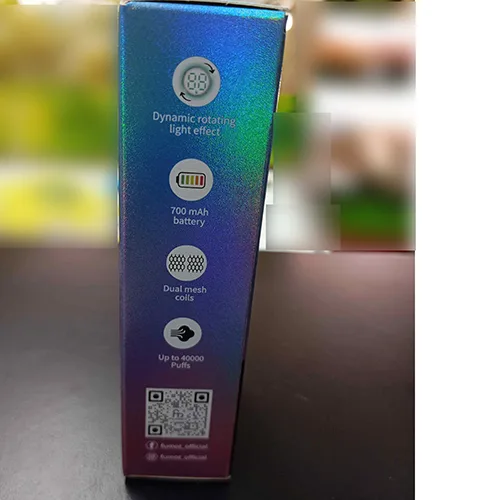 Sigaretta elettronica monouso «FUMOT Leopard 40K - Peach Berry» (FUMOT®)