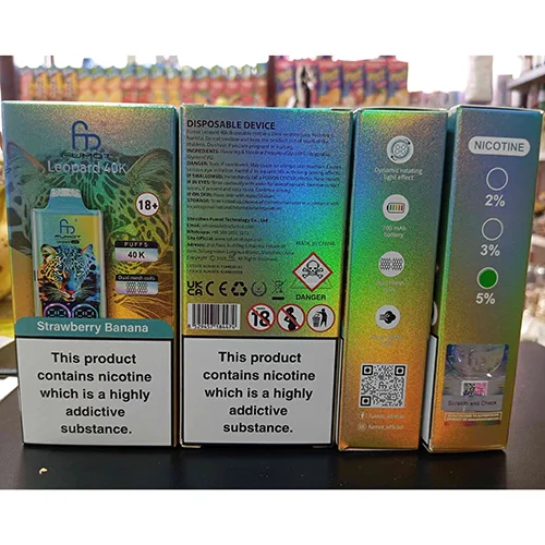 Sigaretta elettronica monouso «FUMOT Leopard 40K - Strawberry Banana» (FUMOT®)