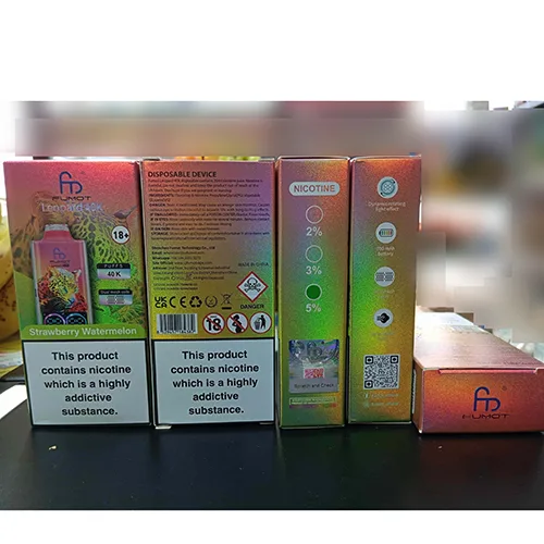Sigaretta elettronica monouso «FUMOT Leopard 40K - Strawberry Watermelon» (FUMOT®)