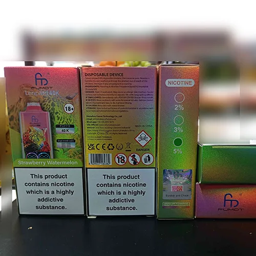 Sigaretta elettronica monouso «FUMOT Leopard 40K - Strawberry Watermelon» — foto 2 dell'alert SR/03668/25