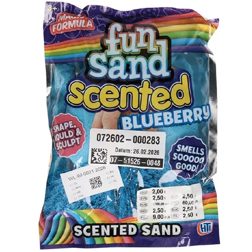 Giocattolo pieno di sabbia «Fun Sand Scented Blueberry» (HTI)