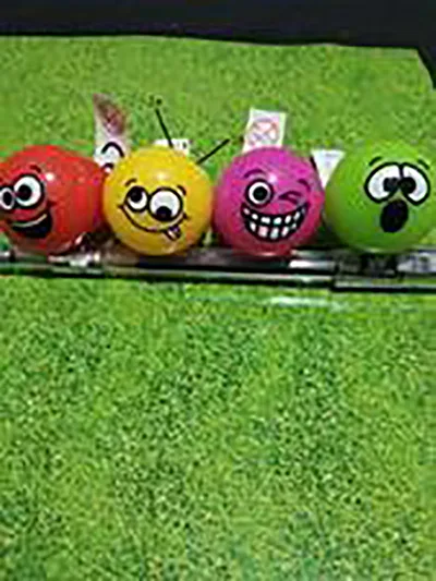 Giocattolo lampeggiante «Funky Faces Flashing Rings» (Baker Ross)
