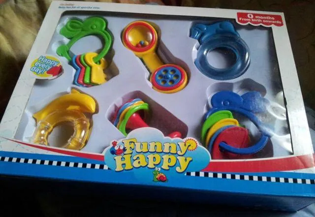 Set di sonaglio e gioco «Funny Happy» (Toyland)
