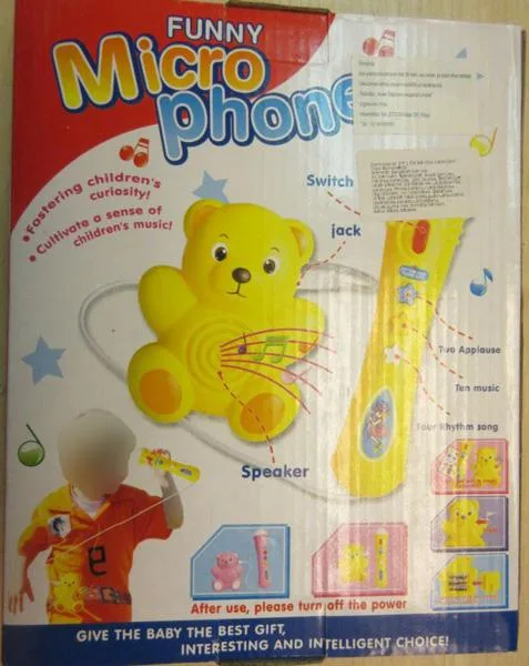 Giocattolo elettrico «Funny microphone» — foto 2 dell'alert A12/0196/19