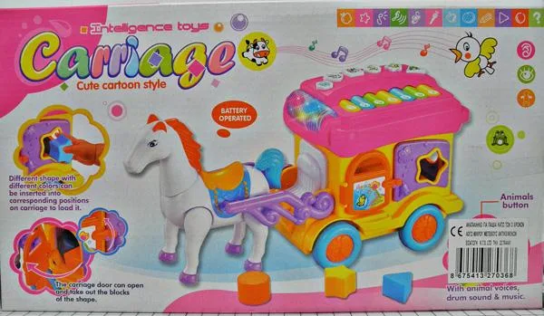 Cavallo di plastica &amp; carrozza «Funny» — foto 2 dell'alert A12/1677/18
