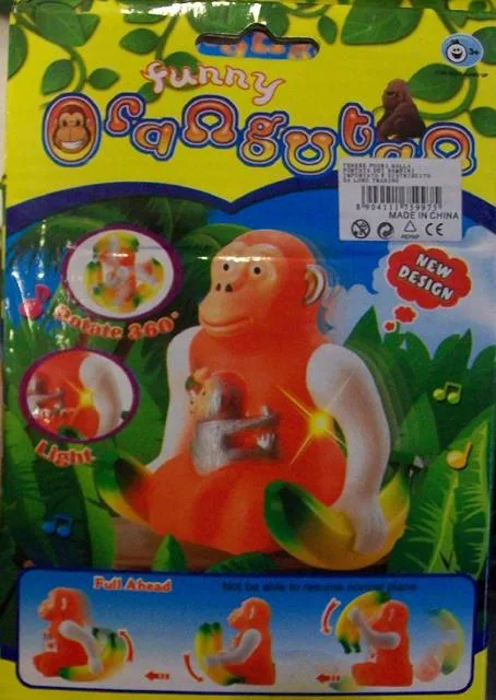 Giocattolo di plastica & #13; & #13; «Funny Orangutan» — foto 2 dell'alert A12/1003/12